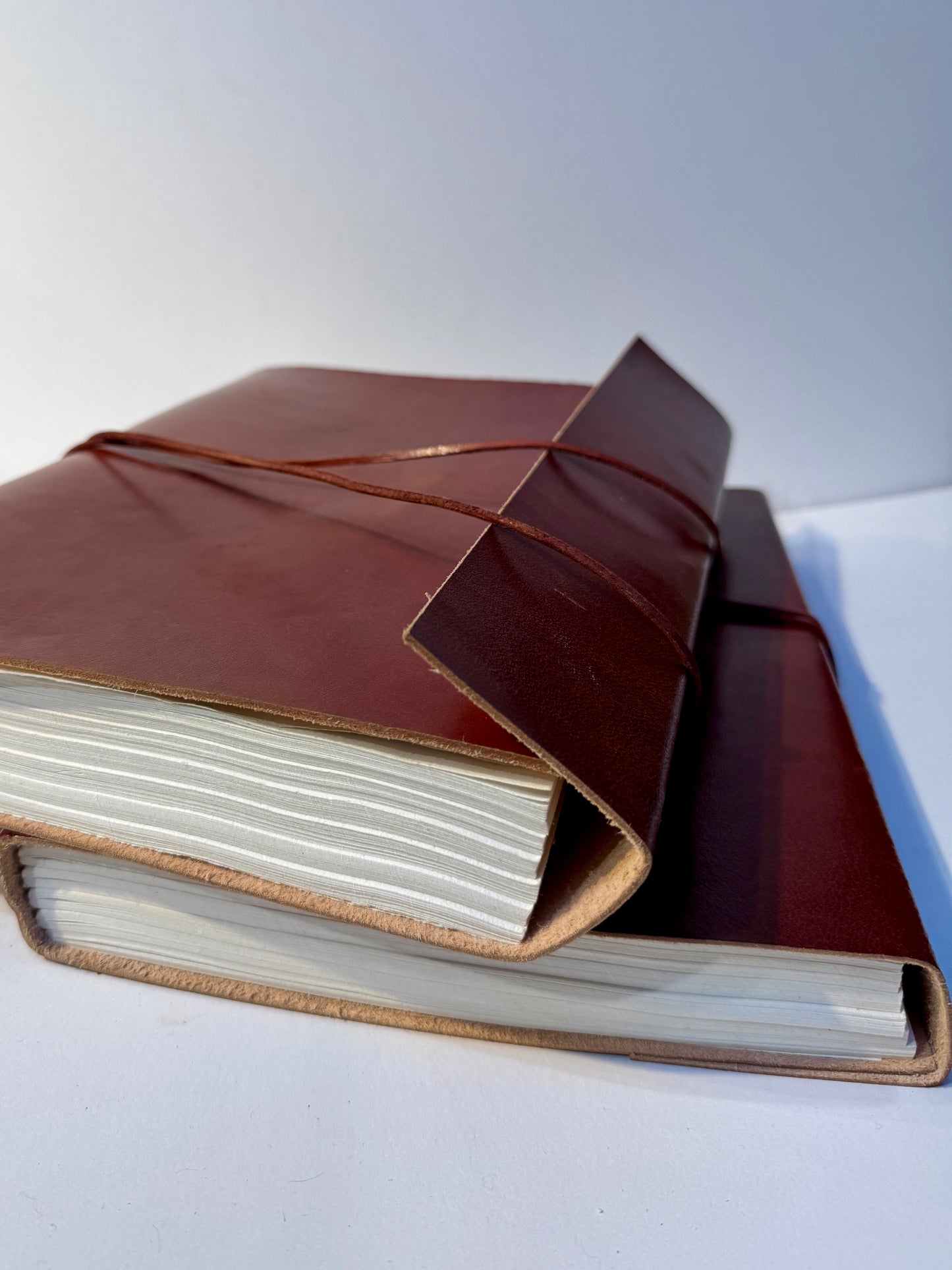 Handmade Leather Journal – Wrap Binding Notebook