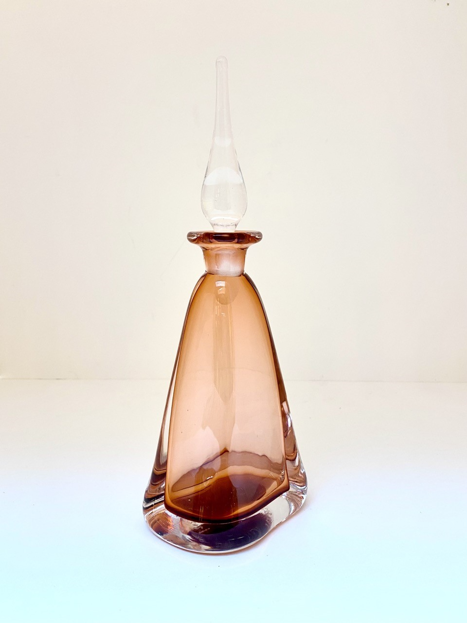 Perfume bottle hand blown