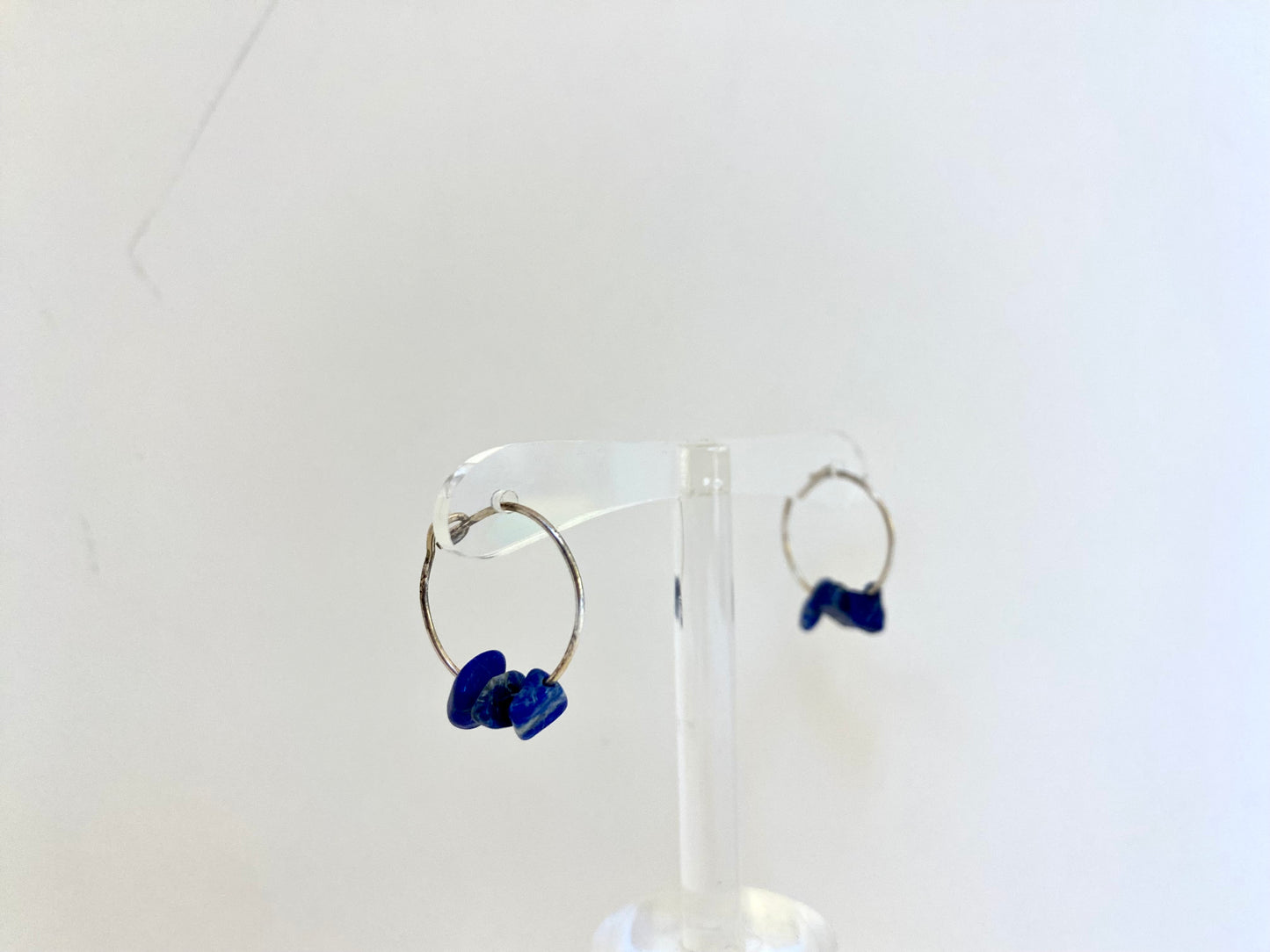 Semi Precious Gemstone Hoops