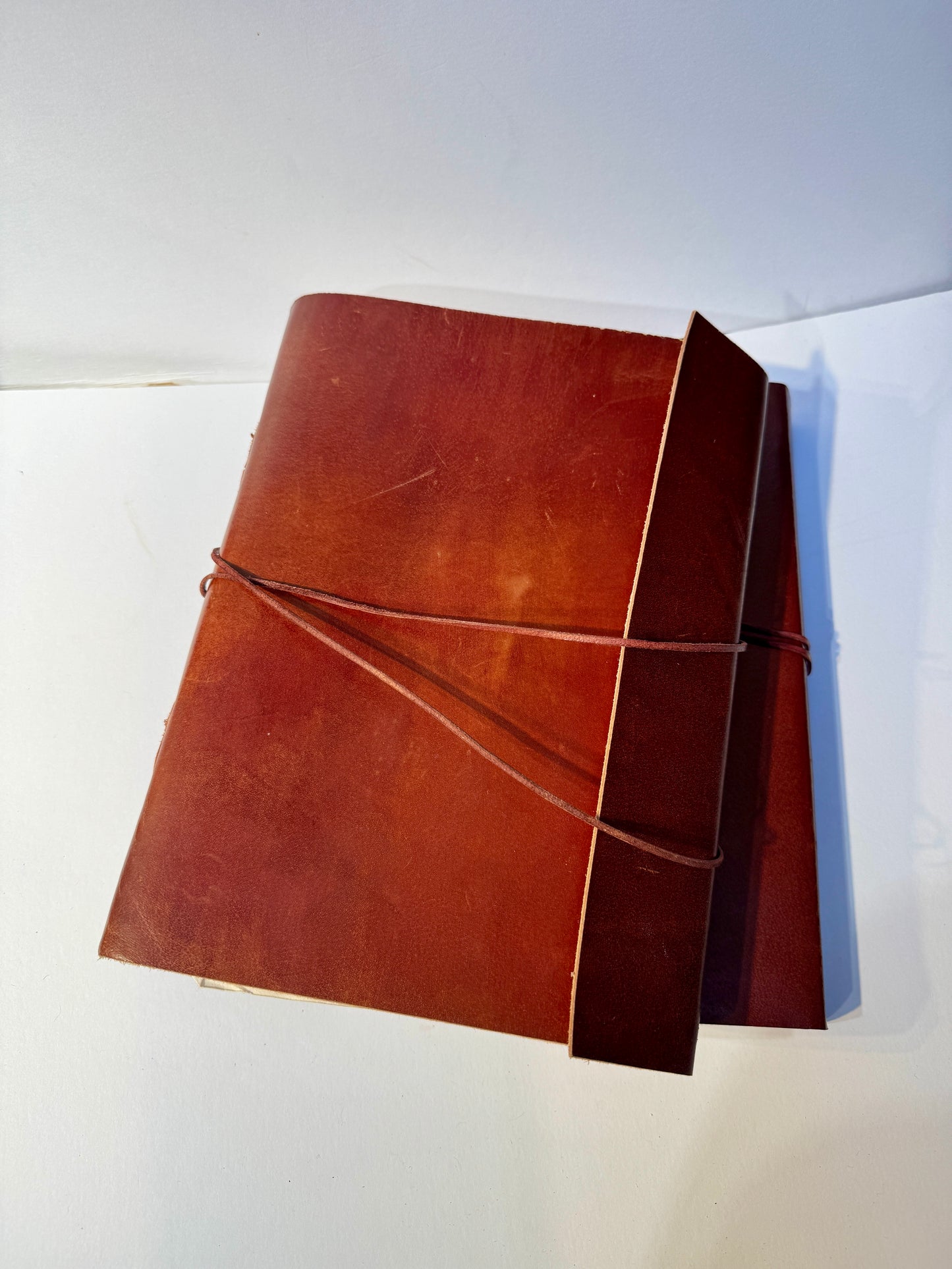 Handmade Leather Journal – Wrap Binding Notebook